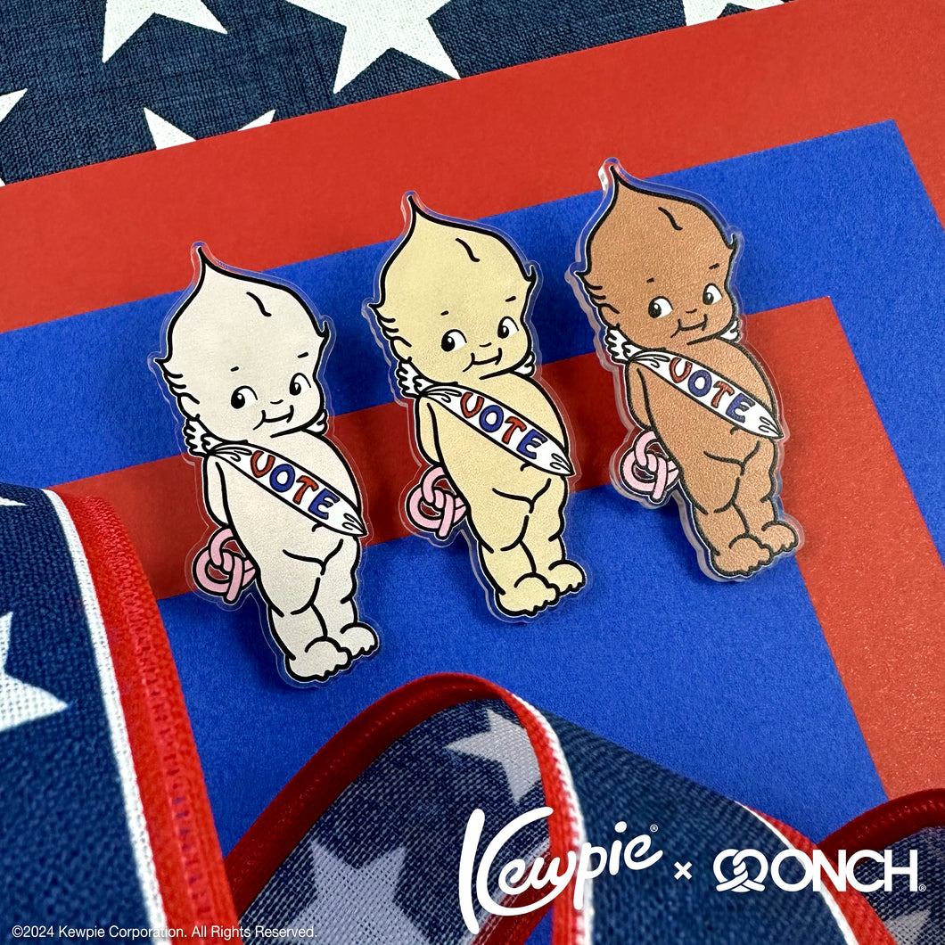 Kewpie x ONCH VOTE Pins